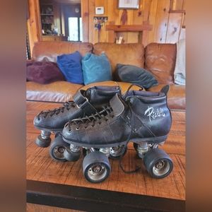 Riedell roller skates size 6 black